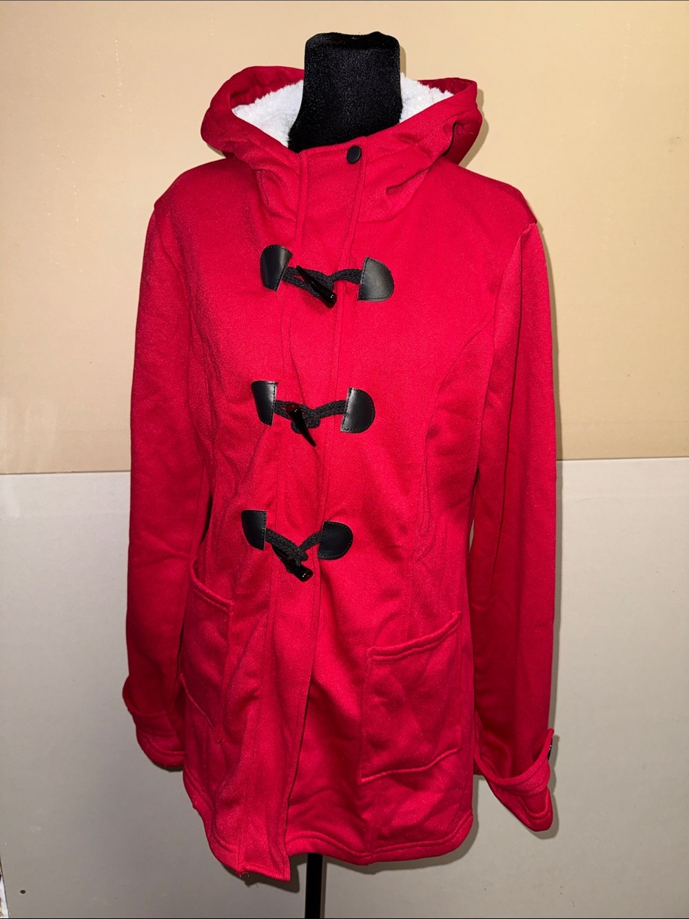 NWOT Lightweight Peacoat Style Zip-up Sweater Jacket